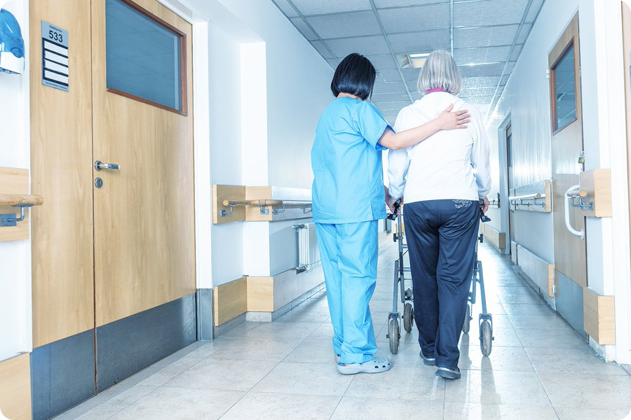 Penggunaan komersial atau institusional: seperti rumah sakit, panti jompo, pusat rehabilitasi, dll.