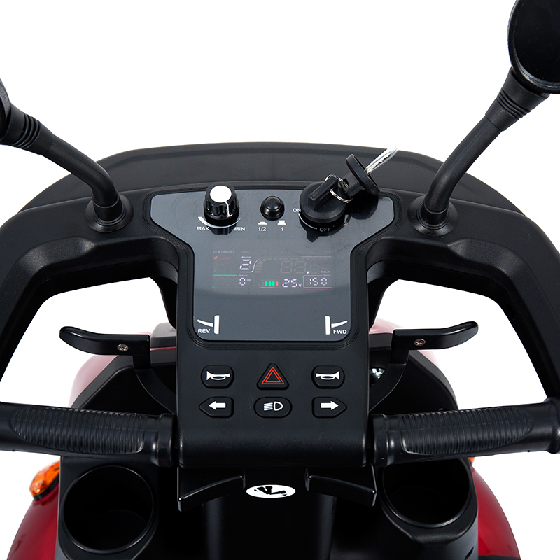 TK-500 Skuter Rekreasi Listrik Segala Medan Berkekuatan Tinggi 4 Roda