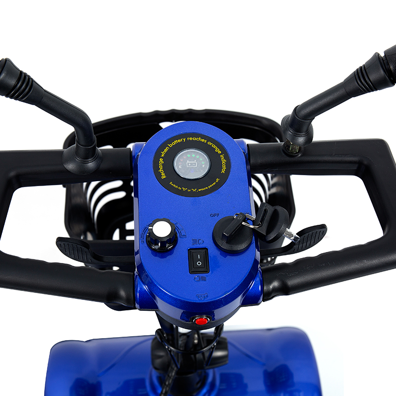 YL-08S Skuter Mobilitas Lipat 4 Roda Tugas Berat dengan Kapasitas Pendakian 12°