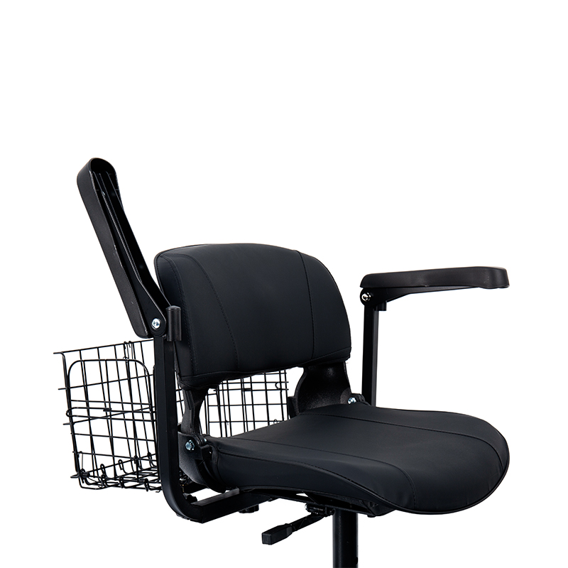 YL-07 Skuter Mobilitas Bertenaga Listrik Lipat Perjalanan 4 Roda dengan Keranjang