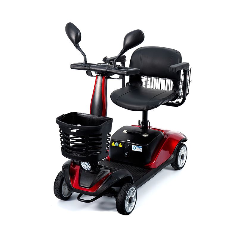 YL-07T Skuter Mobilitas Bertenaga Listrik Lipat Portabel 4 Roda