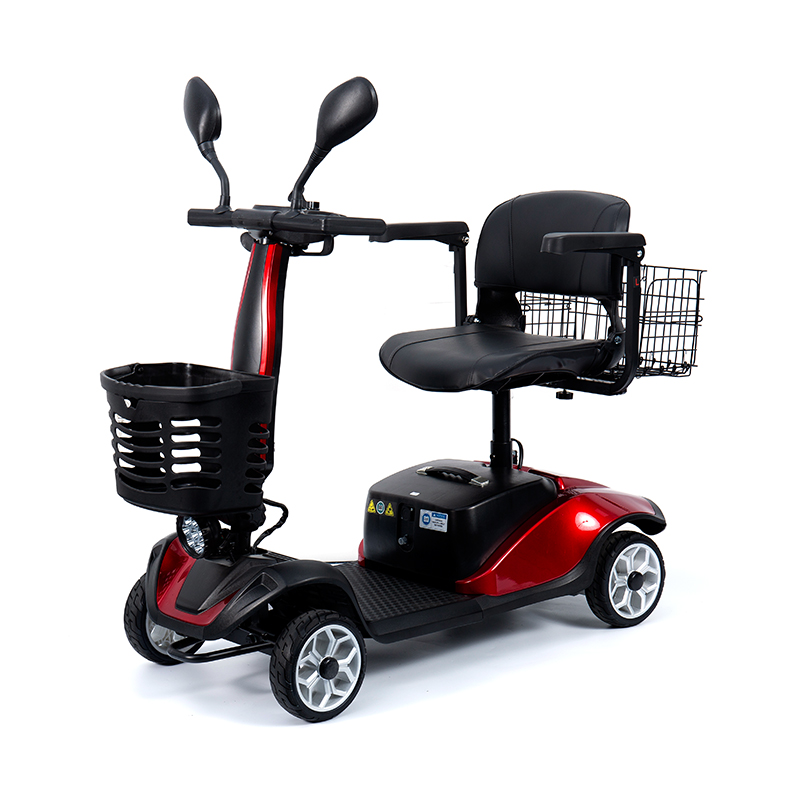 YL-07T Skuter Mobilitas Bertenaga Listrik Lipat Portabel 4 Roda
