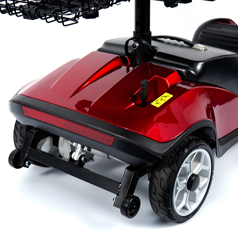 YL-07T Skuter Mobilitas Bertenaga Listrik Lipat Portabel 4 Roda