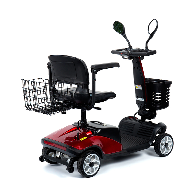 YL-07T Skuter Mobilitas Bertenaga Listrik Lipat Portabel 4 Roda