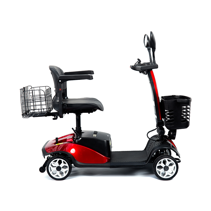 YL-07T Skuter Mobilitas Bertenaga Listrik Lipat Portabel 4 Roda