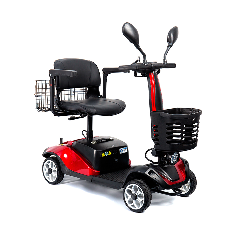 YL-07T Skuter Mobilitas Bertenaga Listrik Lipat Portabel 4 Roda