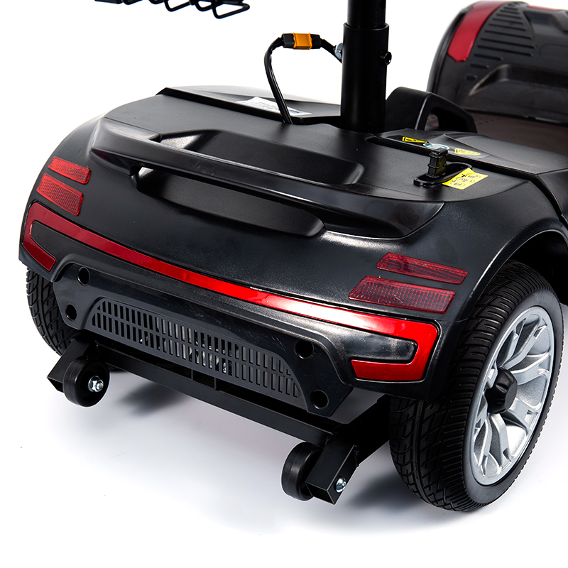 YL-01S Skuter Mobilitas Bermotor Lipat Portabel 4 Roda untuk Lansia