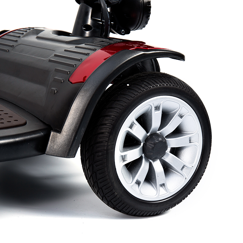 YL-01S Skuter Mobilitas Bermotor Lipat Portabel 4 Roda untuk Lansia