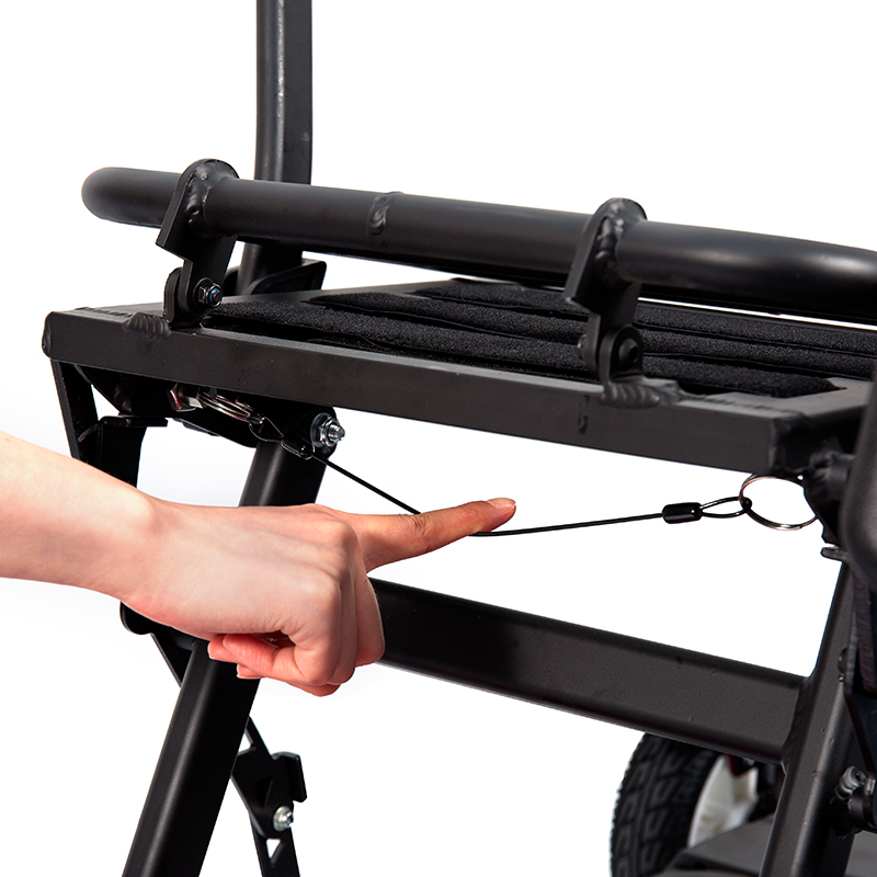 YL-211 Skuter Listrik Turis 4 Roda untuk Lansia dengan Lampu Depan LED, Keranjang