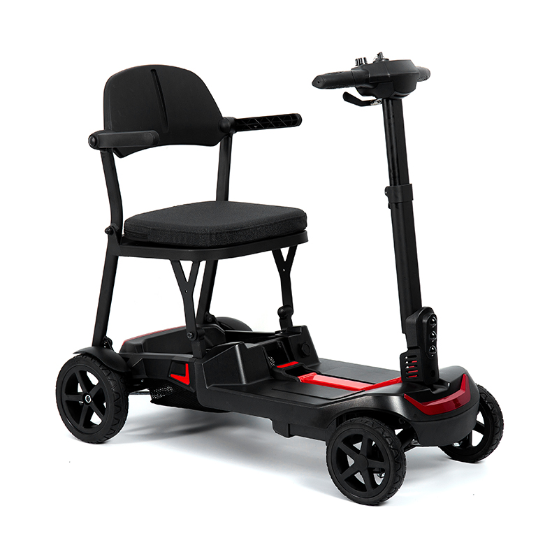 YL-985S 4 Roda Skuter Bertenaga Listrik Perjalanan Lipat Portabel Ringan