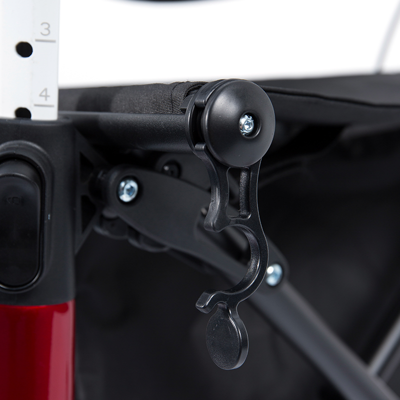 Rollator Ringan HES-R306 – Roda TPR Dapat Dilipat, Dapat Disesuaikan, Kapasitas Berat 150kg