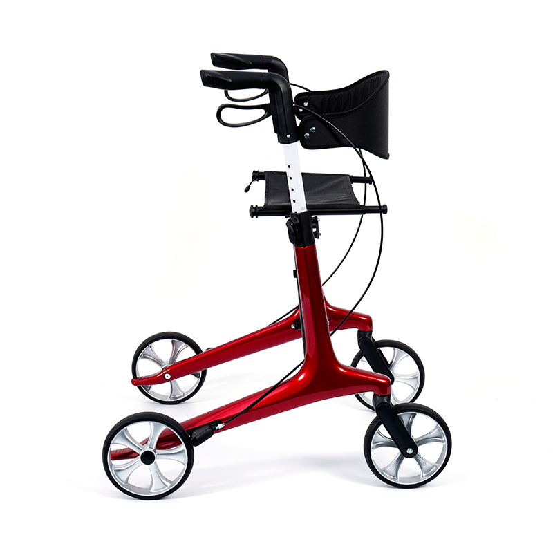 Rollator Ringan HES-R306 – Roda TPR Dapat Dilipat, Dapat Disesuaikan, Kapasitas Berat 150kg